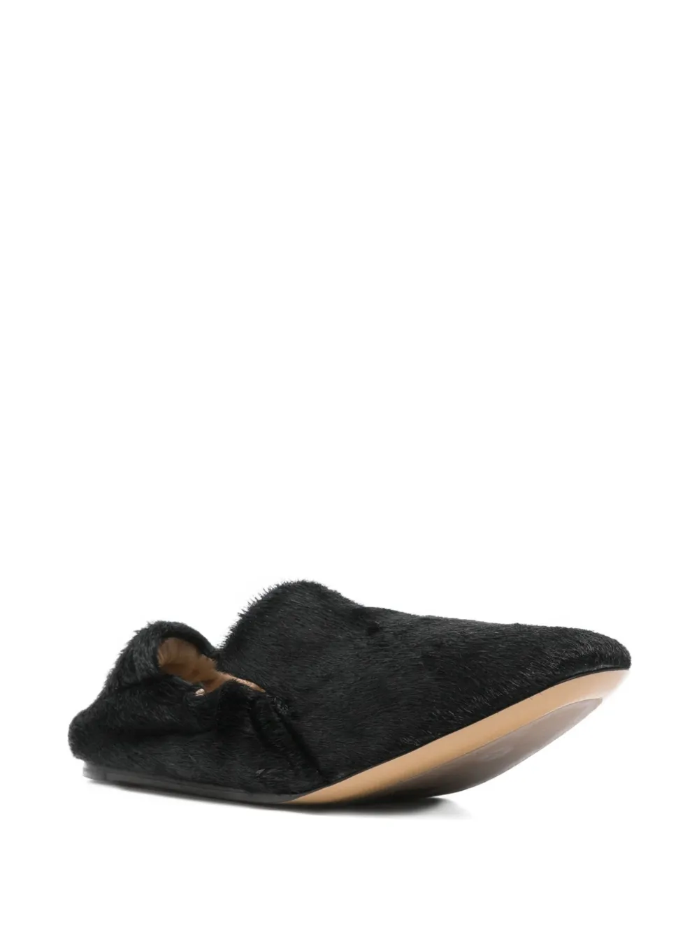 Le Monde Beryl fur-trimmed loafers | Image 2