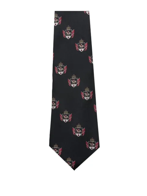 Junya Watanabe MAN crest-pattern tie