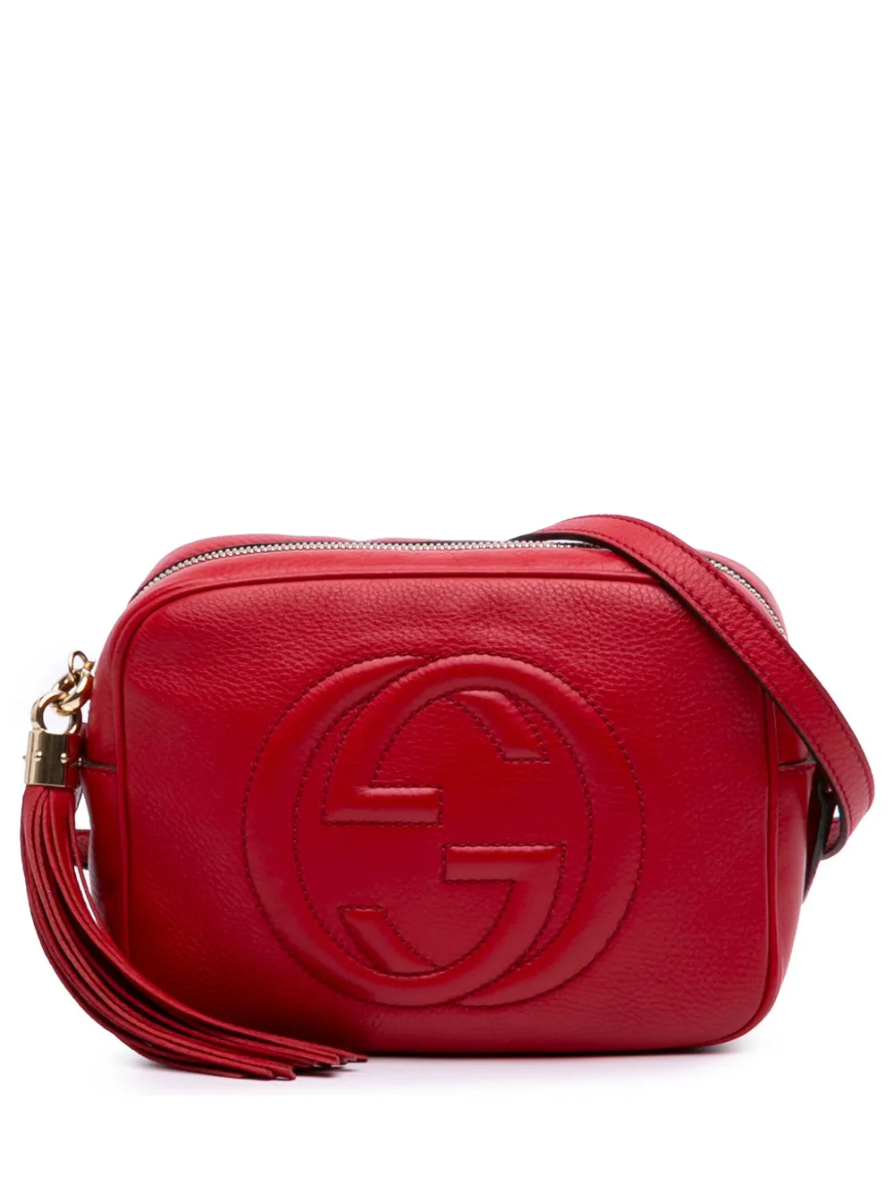 Gucci Pre-Owned 2016-2025 Leather Soho Disco crossbody bag - レッド Gucci Pre-Owned 2016-2025 Leather Soho Disco crossbody bag - レッド