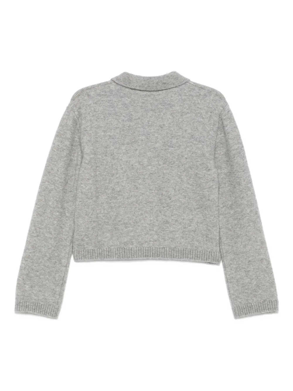 Laneus buttoned polo top - Grijs