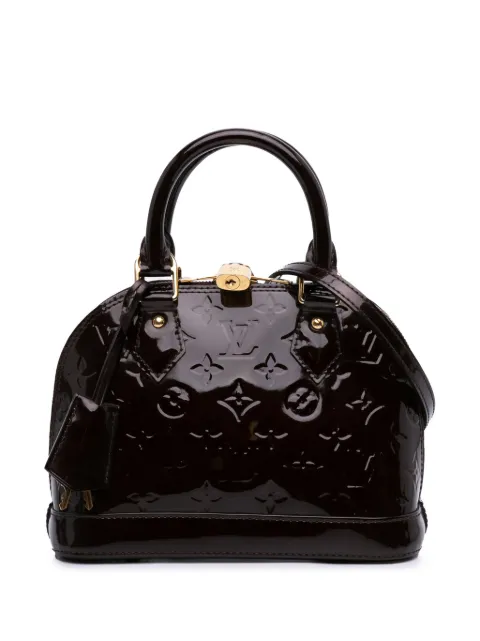 Louis Vuitton Pre-Owned 2014 Monogram Vernis Alma BB satchel