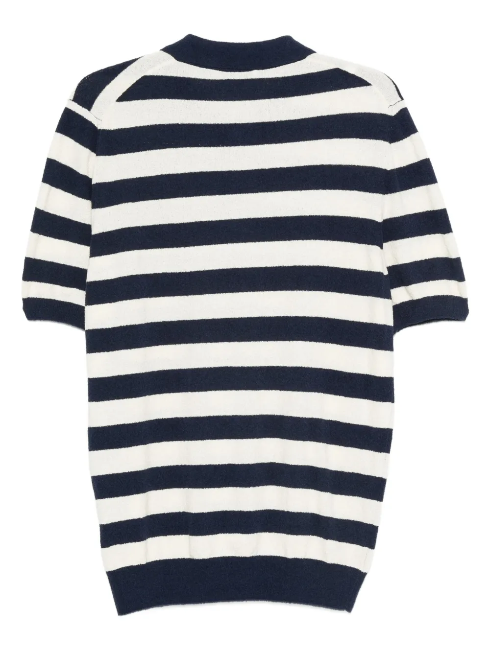 Gran Sasso Gestreept poloshirt - Blauw