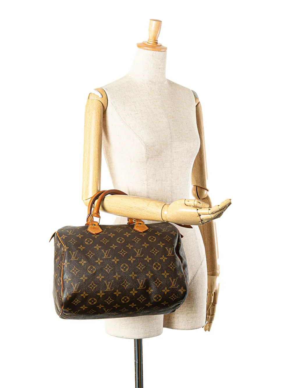 Louis Vuitton Pre-Owned 2002 Monogram Speedy 30 boston bag | Pre-Owned | Image 2