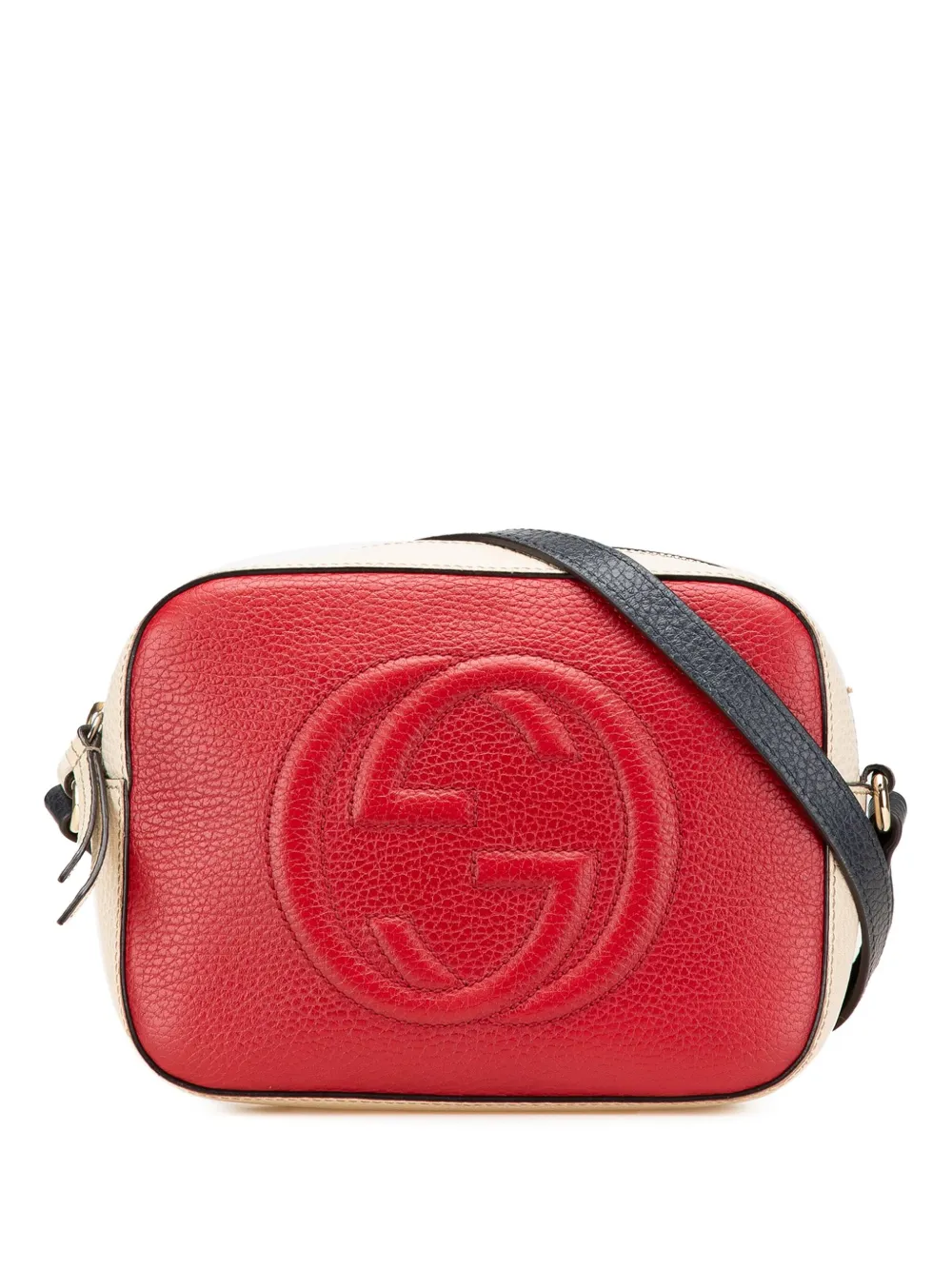 2000-2015 Small Tricolor Leather Soho Disco crossbody bag