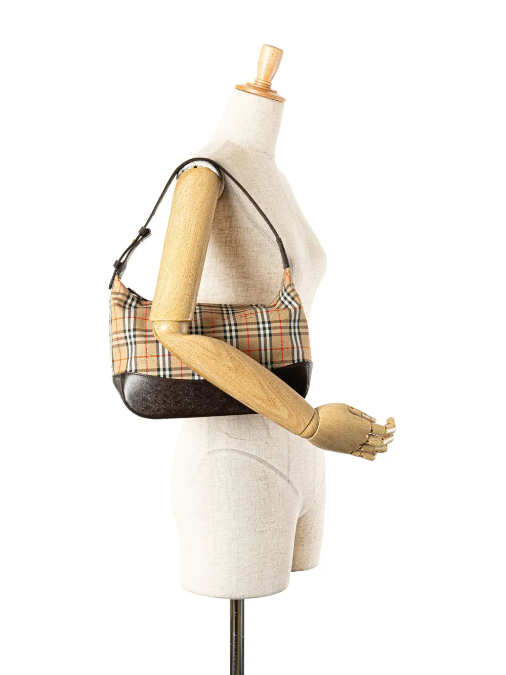 Burberry Pre-Owned 2000-2017 Haymarket Check Canvas shoulder bag | Pre-Owned | Image 2