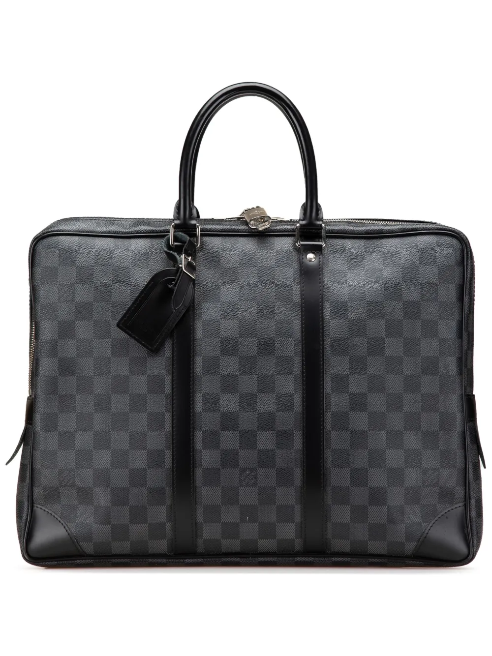 Louis Vuitton Pre-Owned 2011 Damier Graphite Porte Documents Voyage PM business bag | Black | Image 1