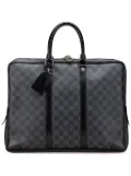 Louis Vuitton Pre-Owned 2011 Damier Graphite Porte Documents Voyage PM business bag - Black