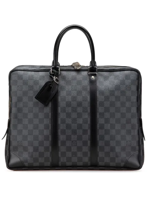 Louis Vuitton Pre-Owned 2011 Damier Graphite Porte Documents Voyage PM business bag