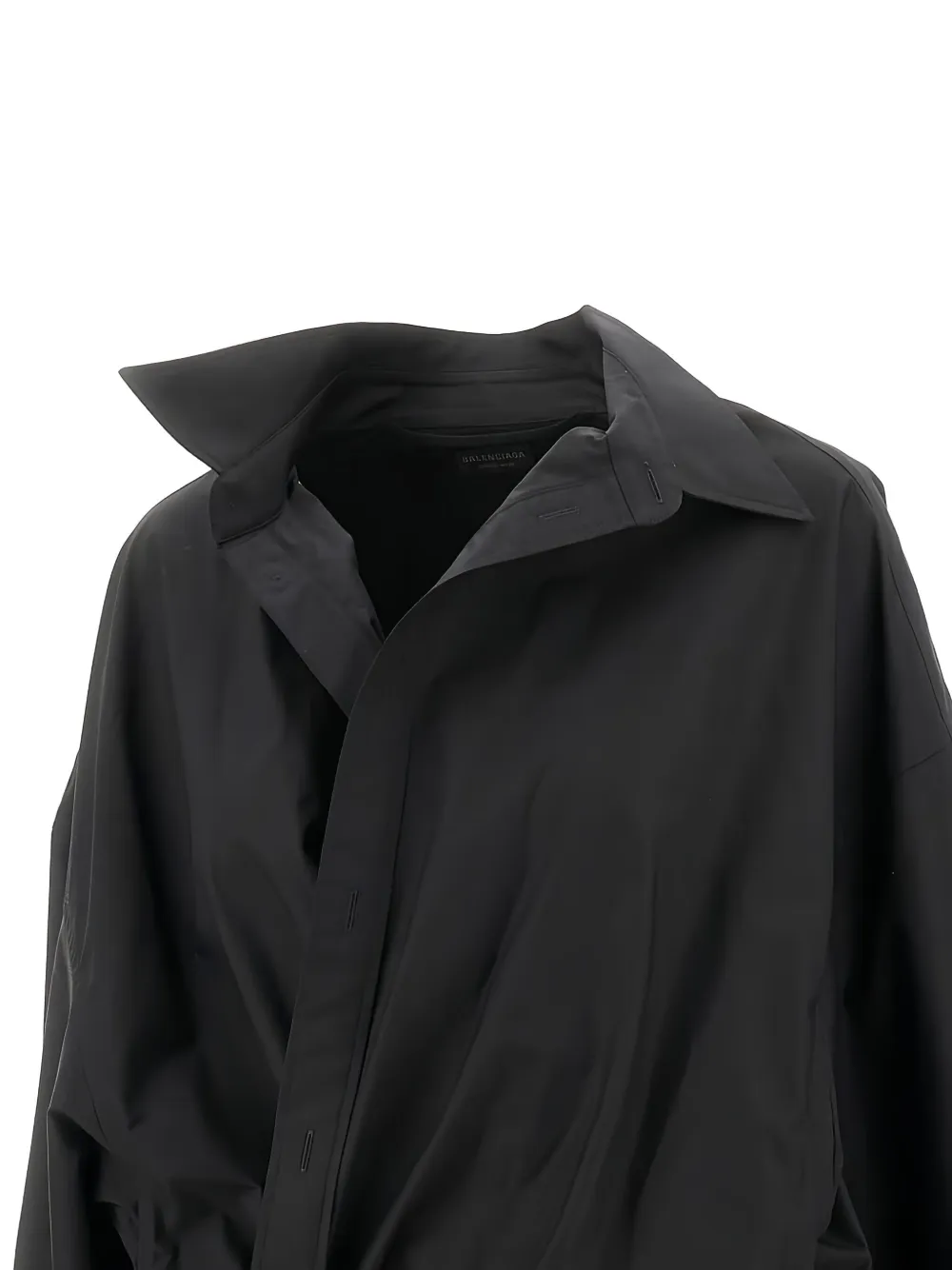 Balenciaga T-shirtjurk met trekkoord Zwart