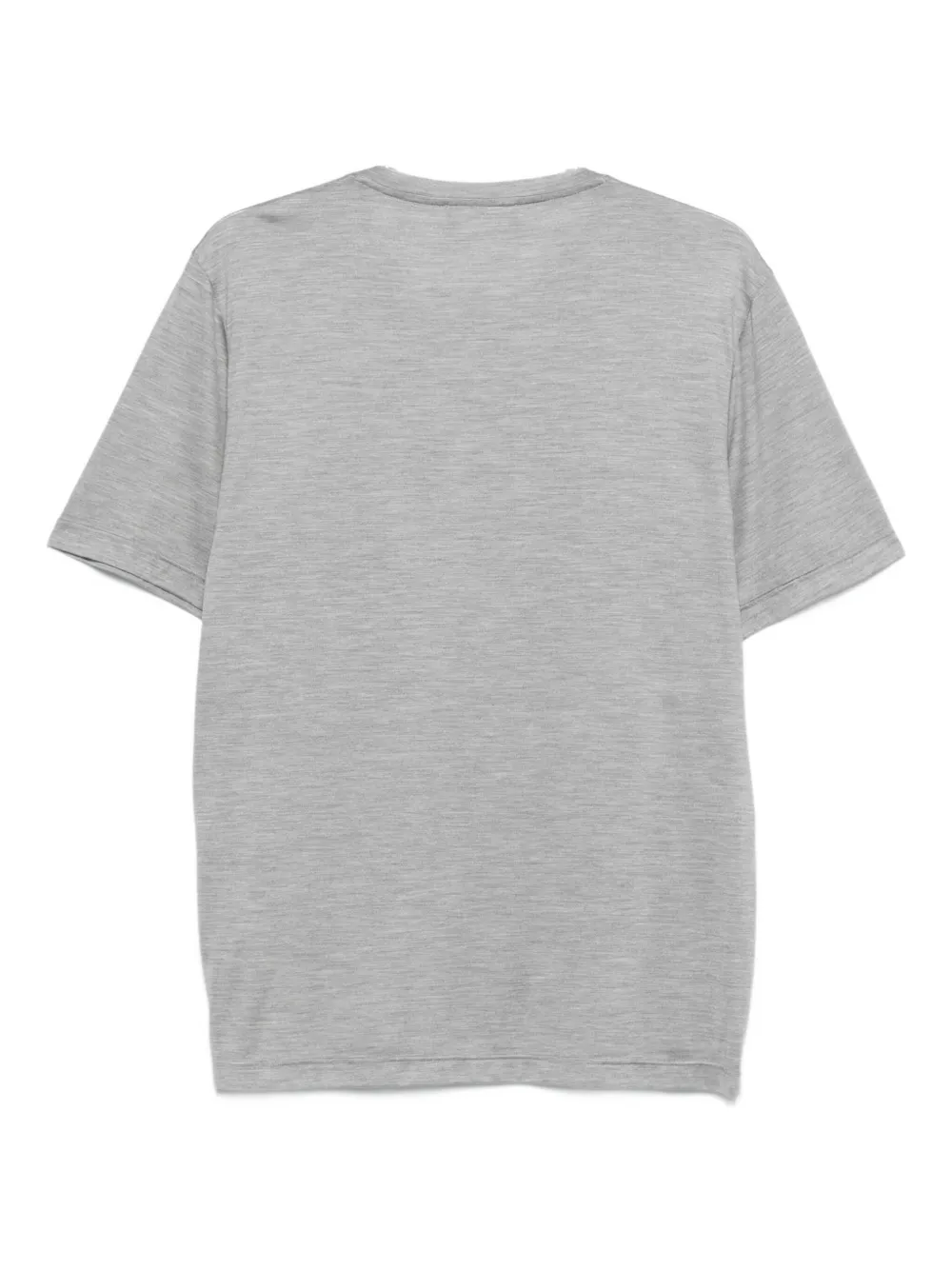 Gran Sasso Zijden T-shirt met korte mouwen - Grijs