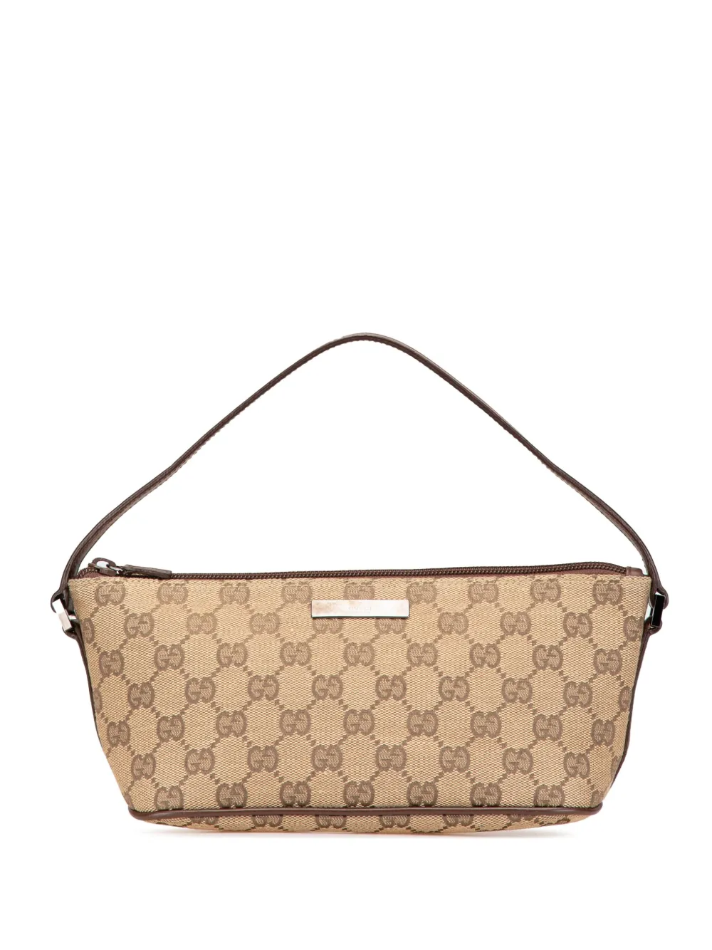 Gucci Pre-Owned 2000-2015 GG Canvas Boat shoulder bag - ブラウン Gucci Pre-Owned 2000-2015 GG Canvas Boat shoulder bag - ブラウン
