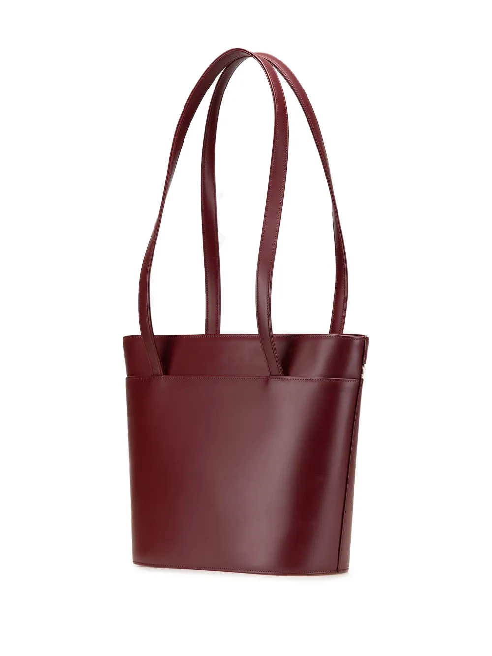 Pre-owned Burberry 2000-2017 House Check Trimmed Leather Tote Bag