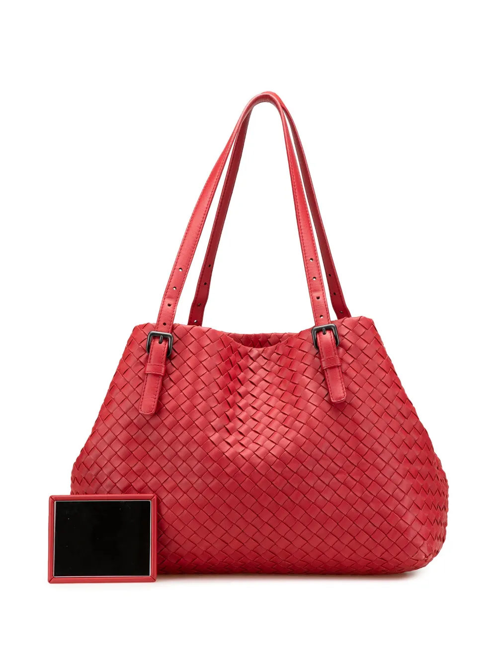 Pre-owned Bottega Veneta 2012-2025 Medium Nappa Intrecciato Cesta Tote Bag