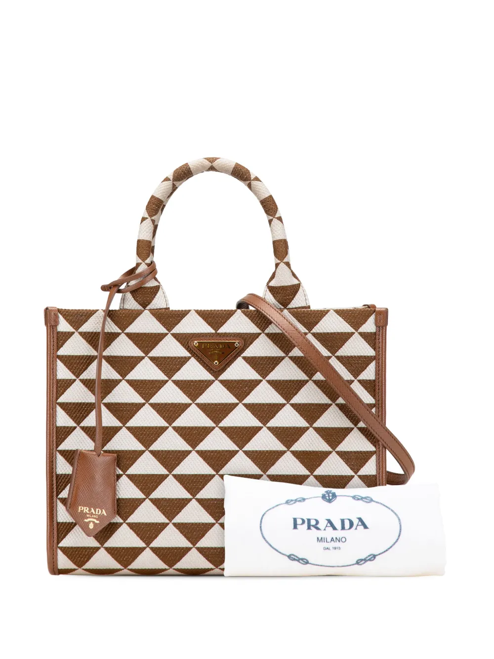 Prada Pre-Owned 2013-2025 Small Canvas Symbole Triangolo