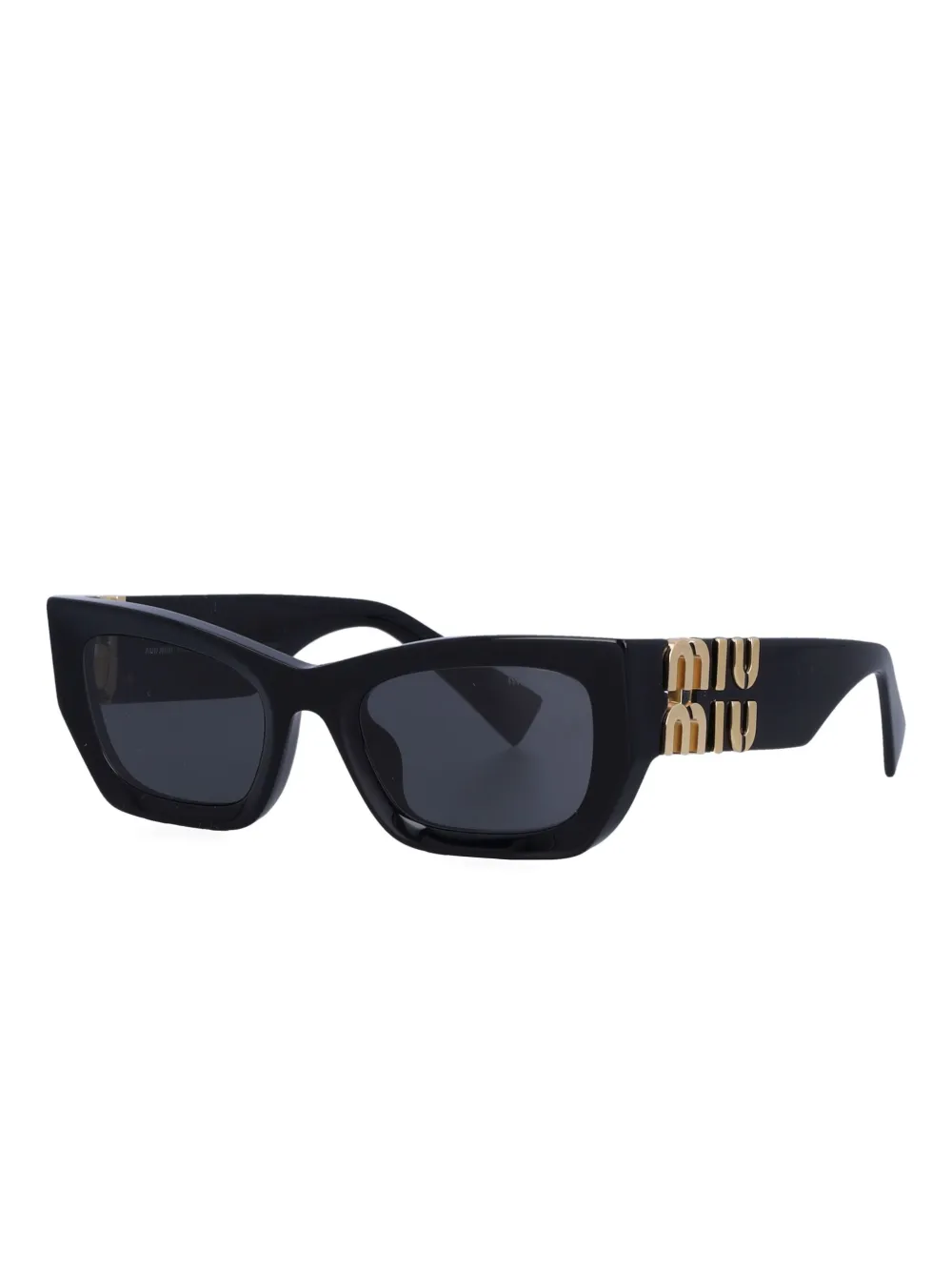 Miu Zonnebril met cat-eye montuur Zwart