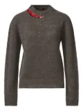 Fabiana Filippi crew-neck sweater - Grey