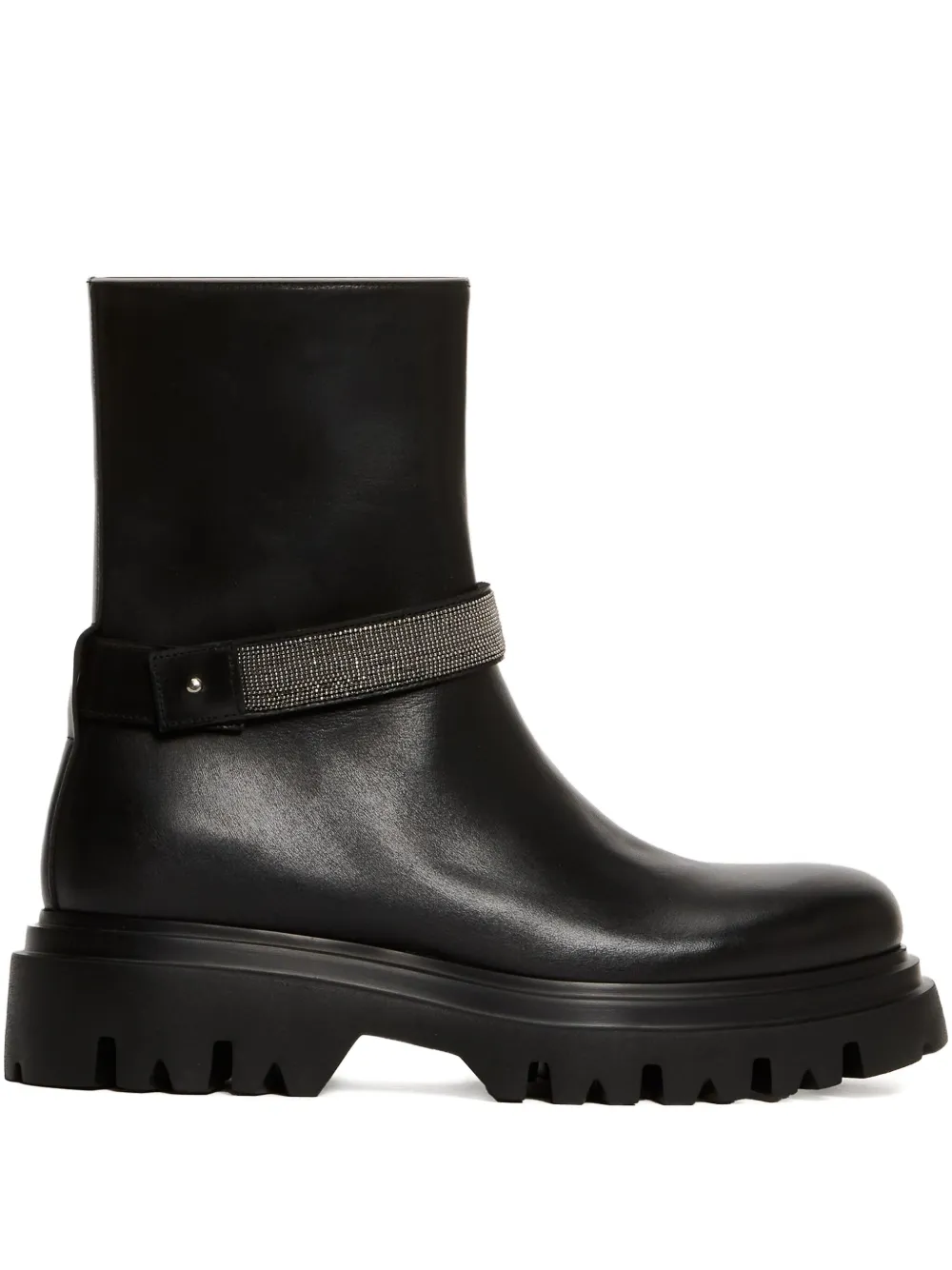 Fabiana Filippi chain-embellished boots | Black | Image 1