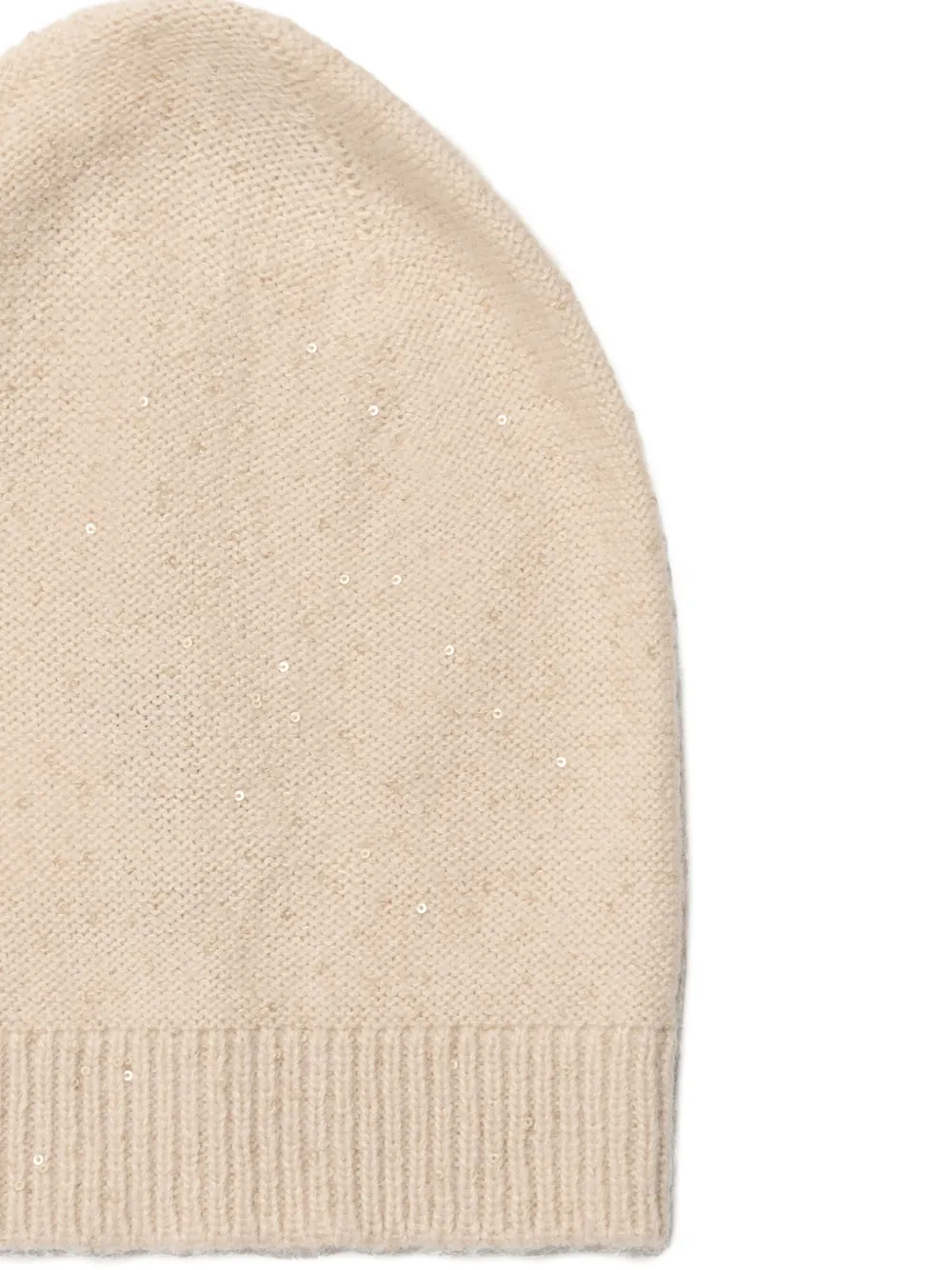 Fabiana Filippi Muts verfraaid met pailletten - Beige
