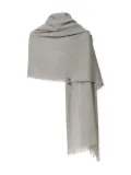 Fabiana Filippi button-detailed wool scarf - Grey