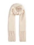 Fabiana Filippi alpaca wool scarf - Neutrals