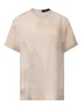 Fabiana Filippi marble-print short-sleeve t-shirt - Neutrals