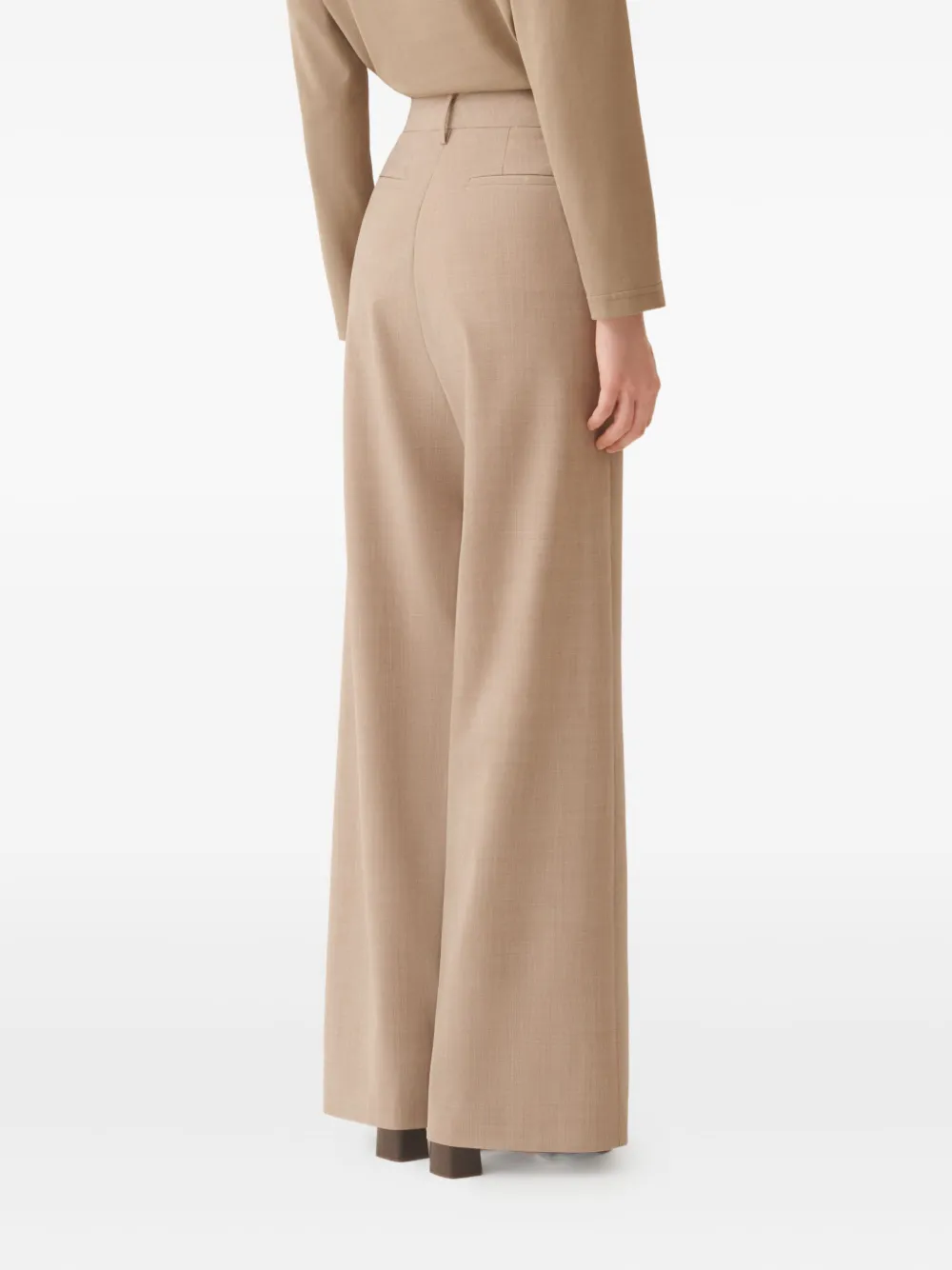 Fabiana Filippi Side-stripe Trousers In Neutral