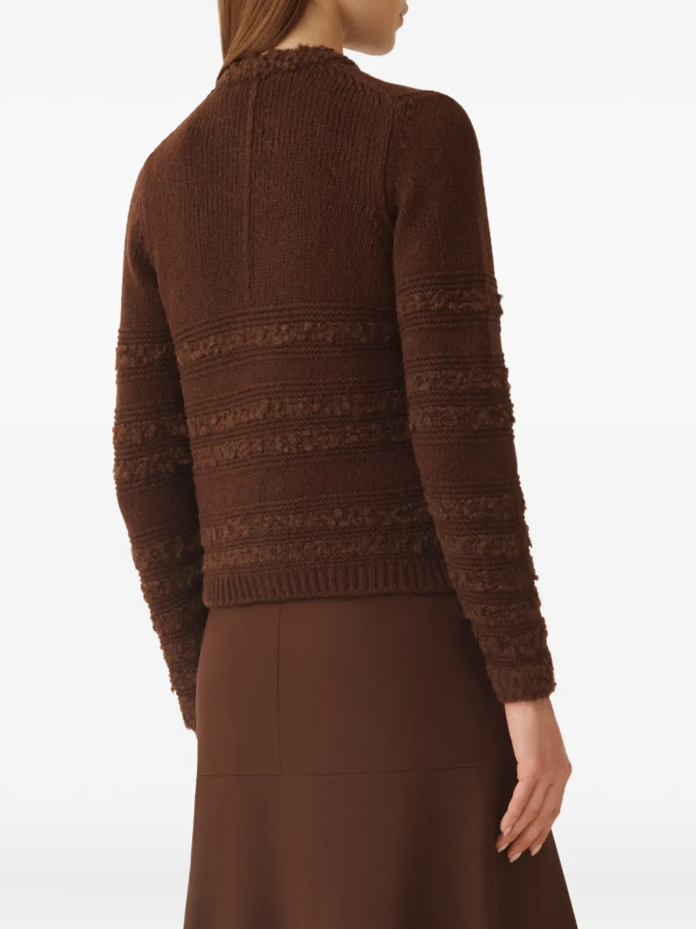 Fabiana Filippi Button-up vest Bruin