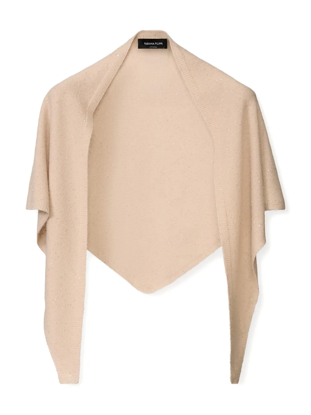 Fabiana Filippi Wool Scarf In Gold