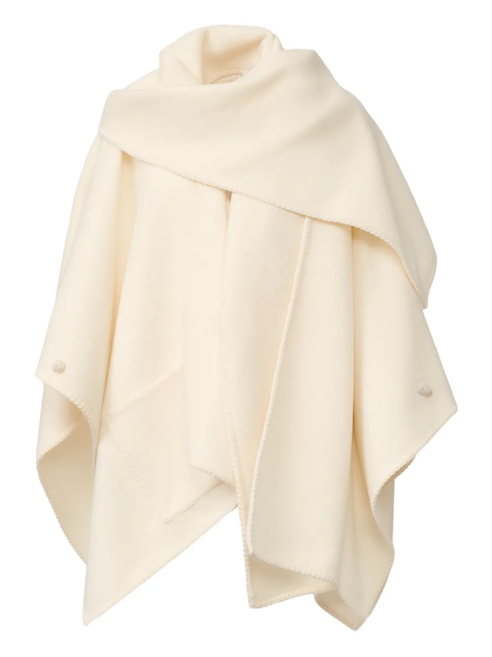 Fabiana Filippi Gedrapeerde cape Wit