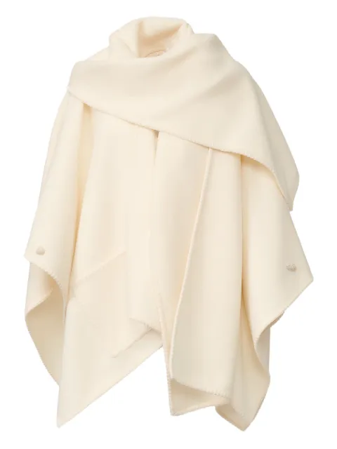 Fabiana Filippi pocket-detail draped cape