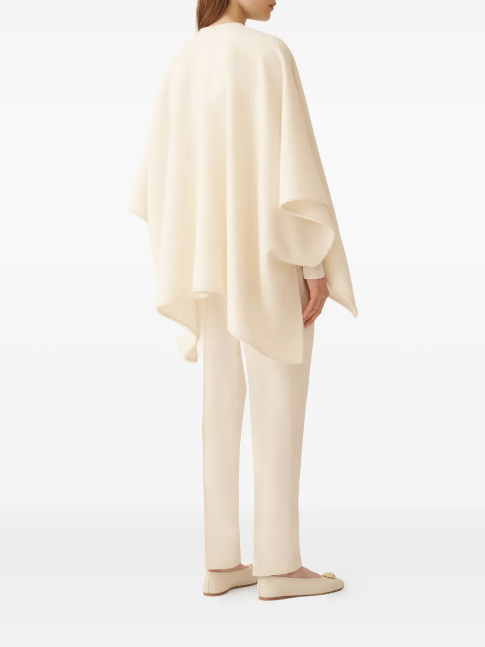 Fabiana Filippi Gedrapeerde cape Wit
