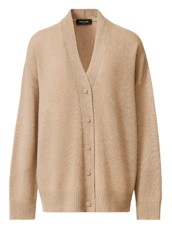 Fabiana Filippi Cardigan Gola V | Neutro | FARFETCH BR