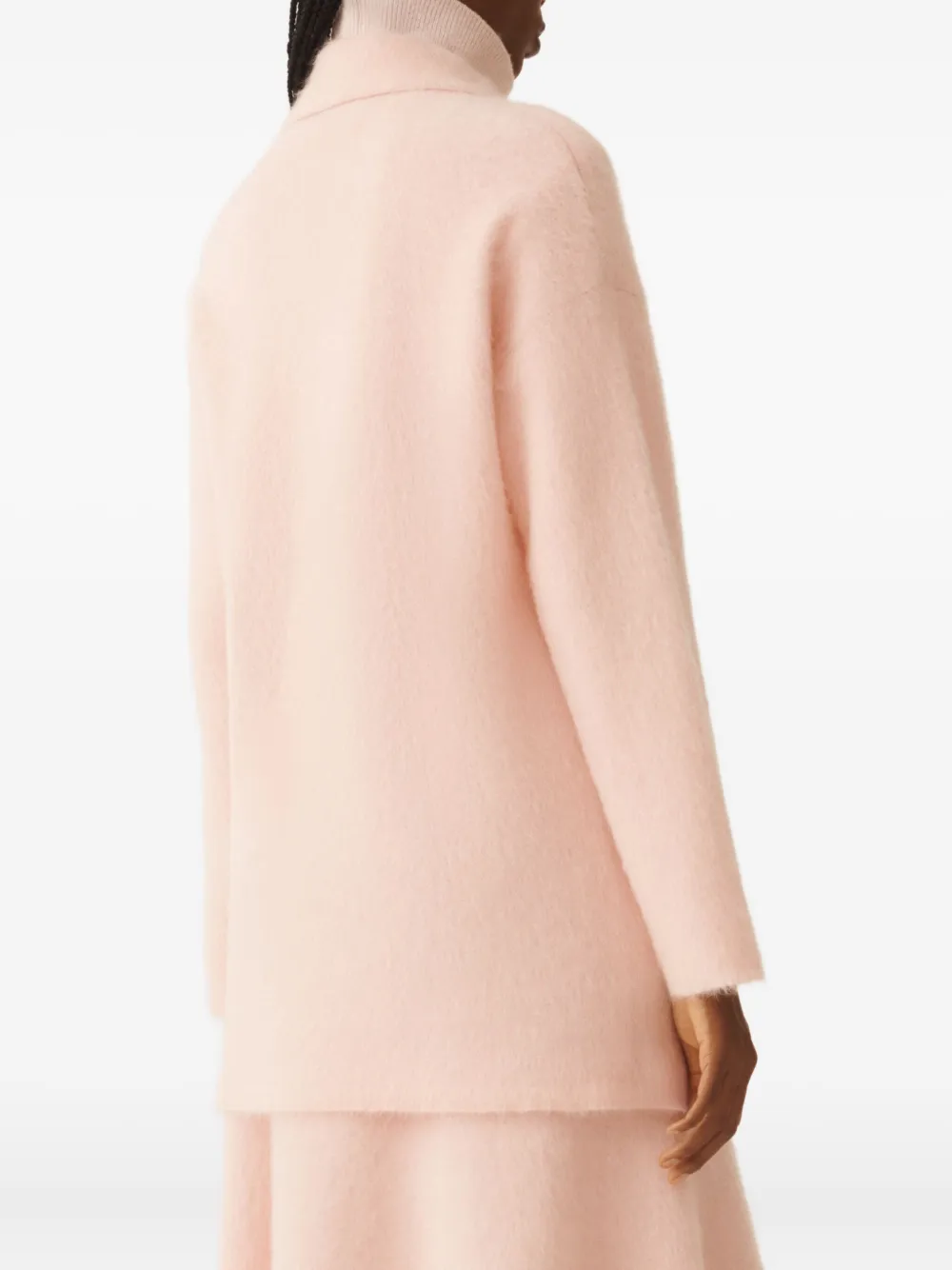 Fabiana Filippi Shirt In Brushed Merino And Mohair In Pink