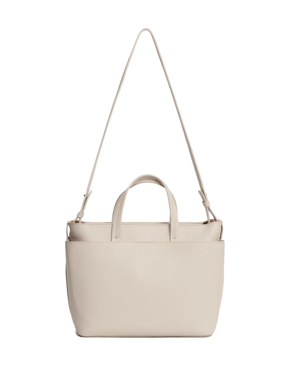 Fabiana Filippi Leren shopper Grijs