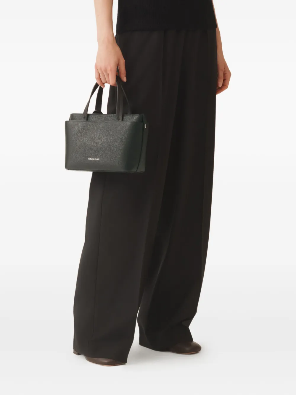Fabiana Filippi Elasticated-waistband Trousers In Black