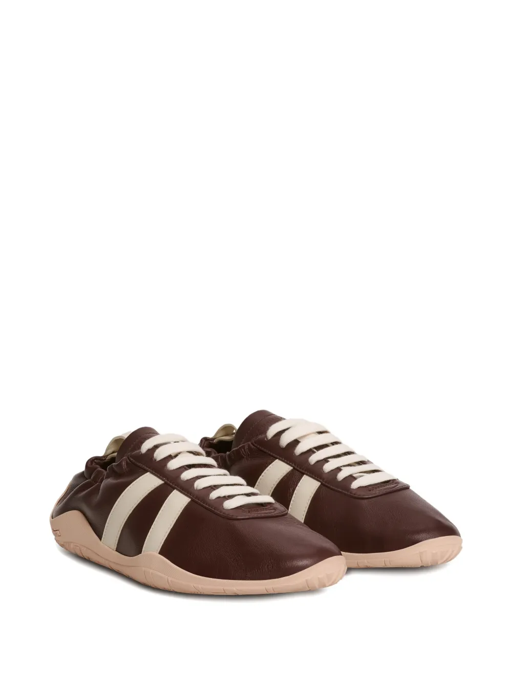 Fabiana Filippi lace-up sneakers Brown