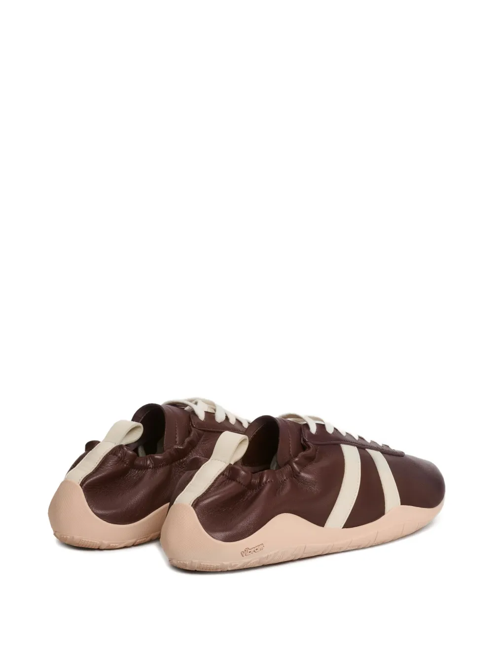 Fabiana Filippi lace-up sneakers Brown