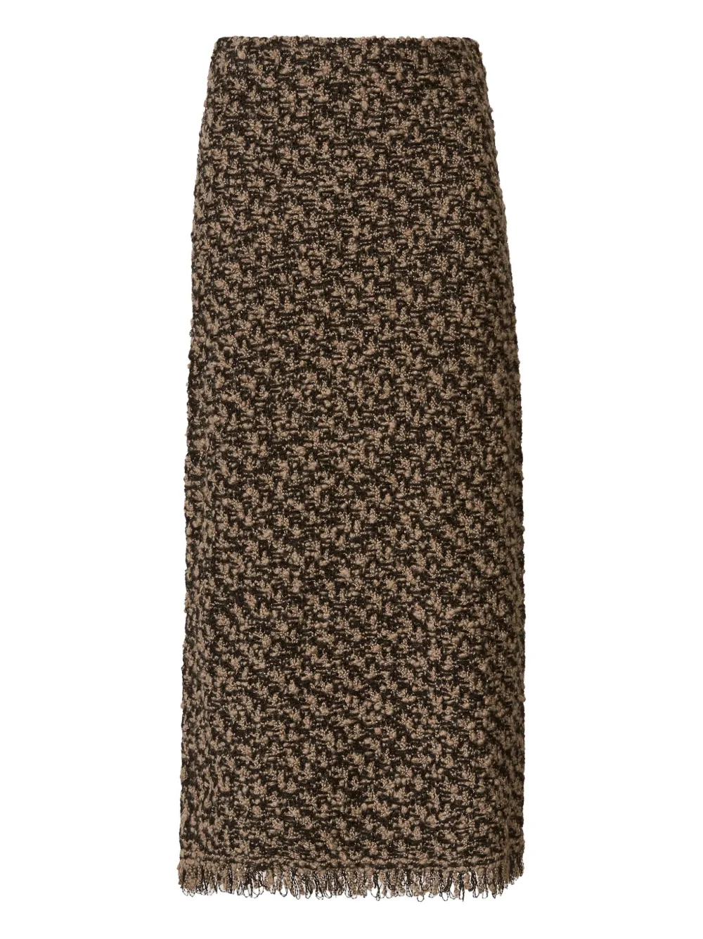 Fabiana Filippi tweed maxi skirt | Brown | Image 1
