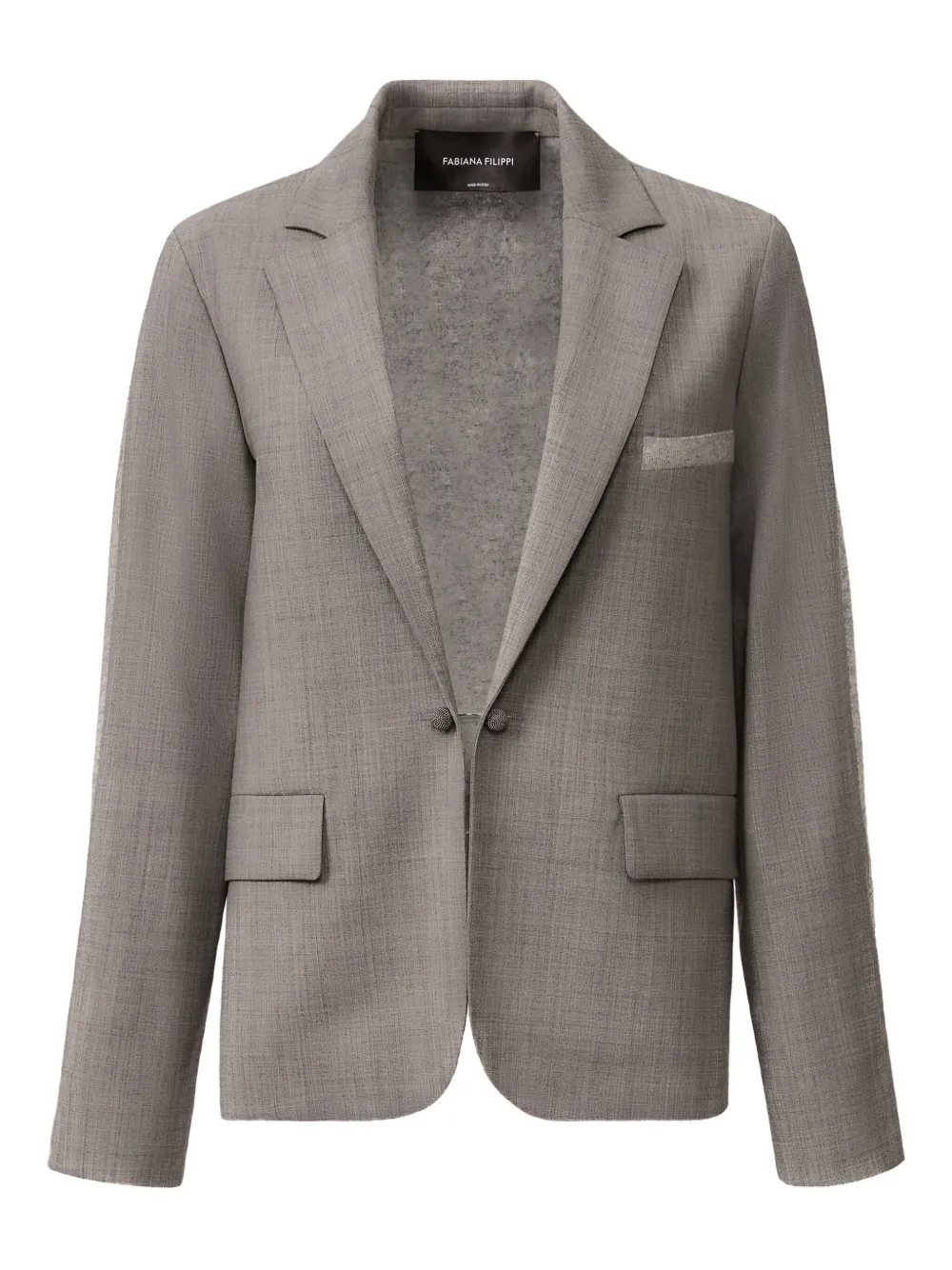 Fabiana Filippi pocket-detail blazer Grijs