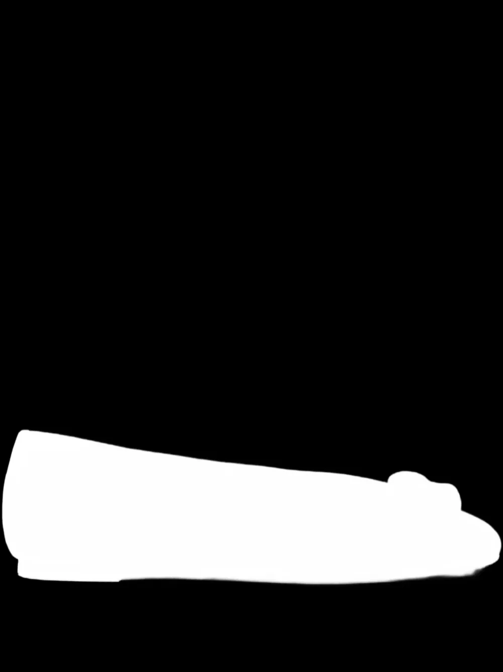 Fabiana Filippi Ballerine in pelle con decorazione - Bianco