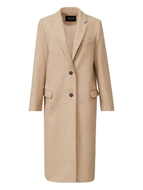 Fabiana Filippi speckled double-breasted coat