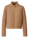 Fabiana Filippi gold-button wool cardigan - Brown