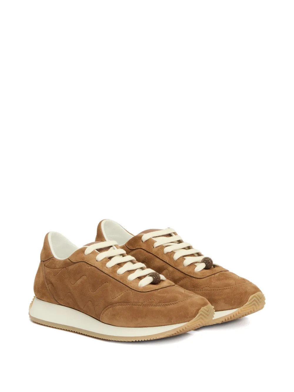 Fabiana Filippi Gewatteerde sneakers - Bruin