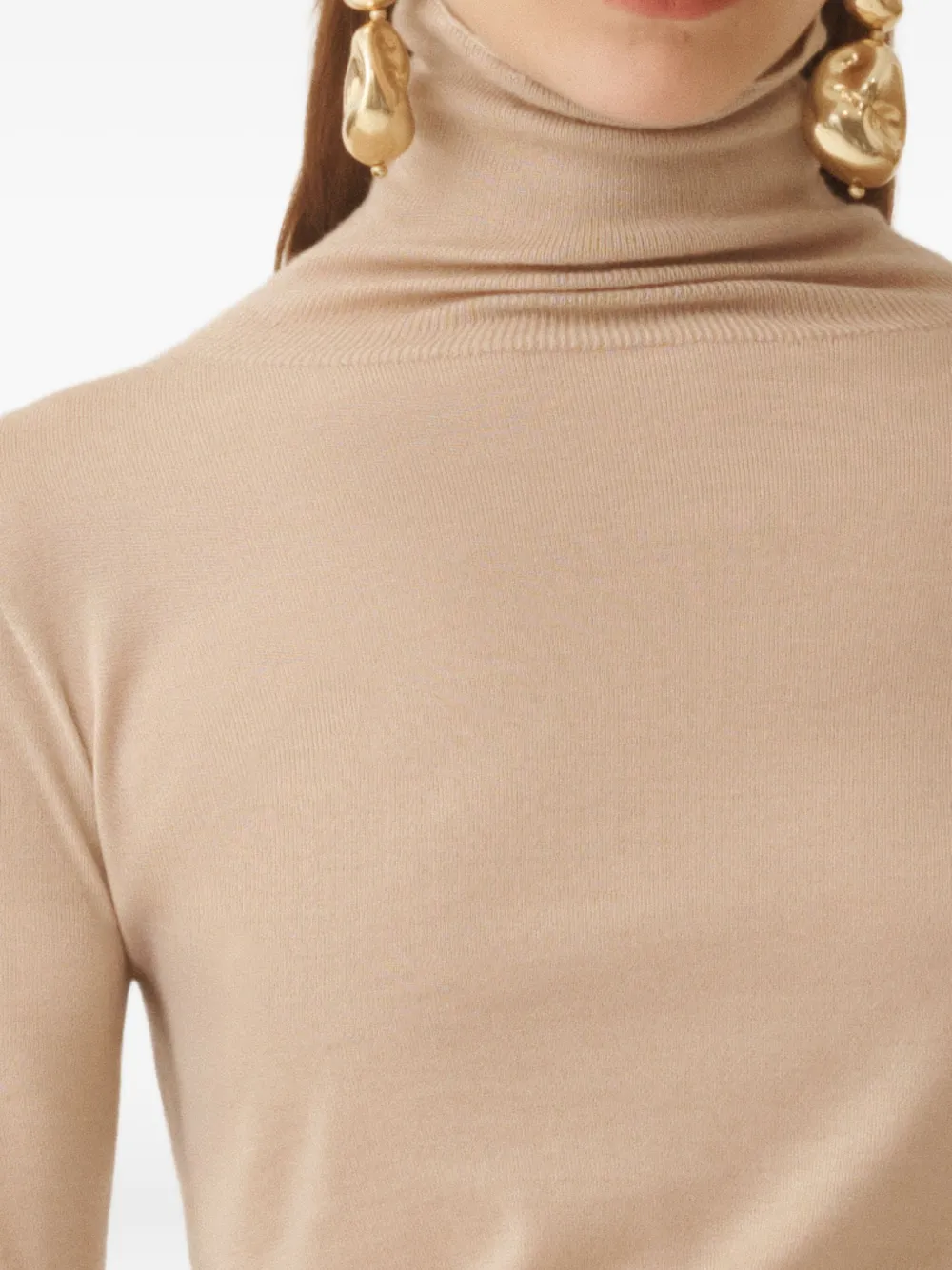 Fabiana Filippi Coltrui met lange mouwen Beige