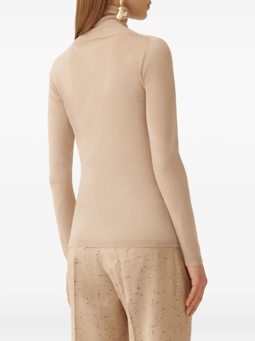 Fabiana Filippi Coltrui met lange mouwen Beige