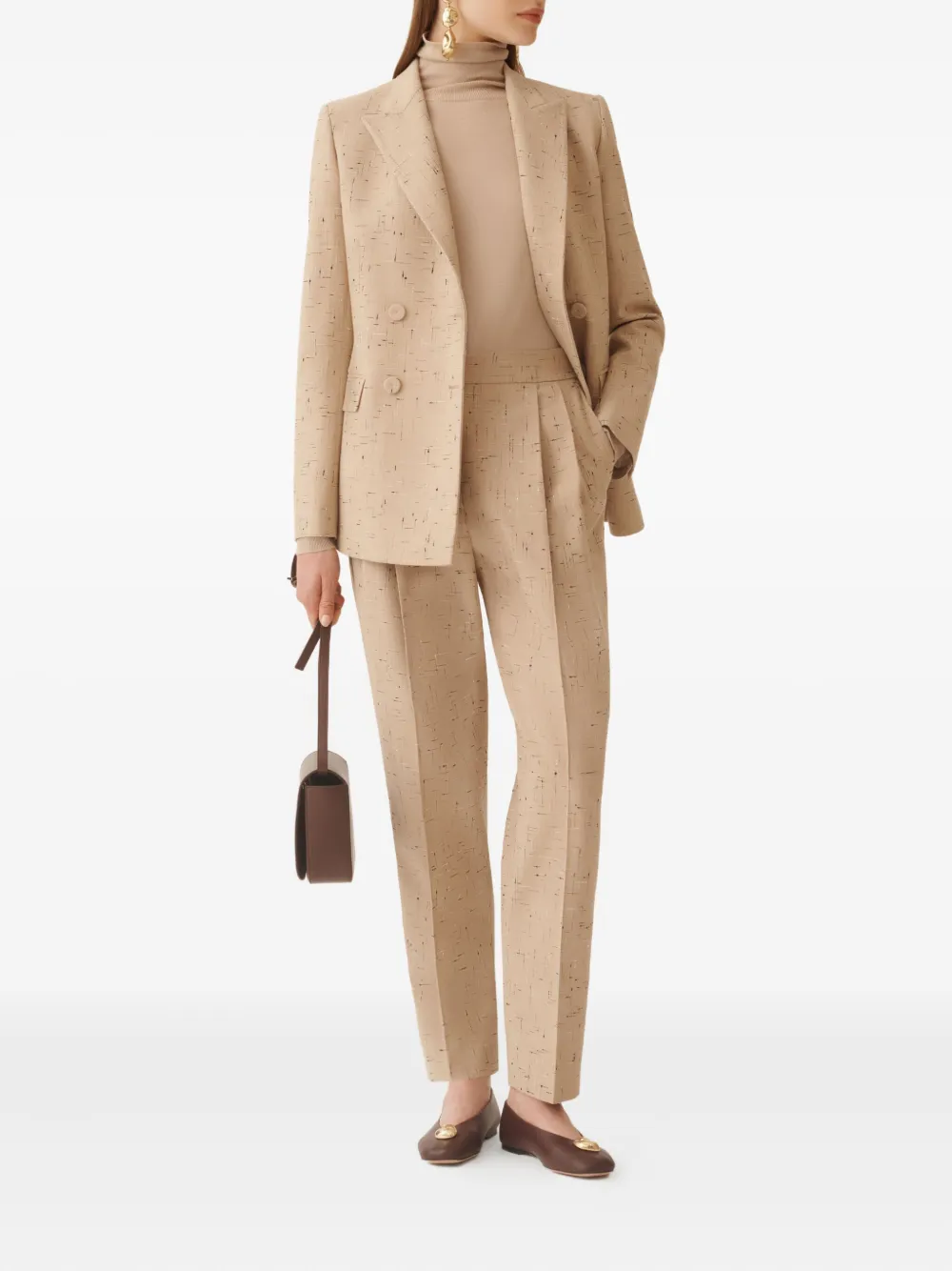 Fabiana Filippi Coltrui met lange mouwen Beige