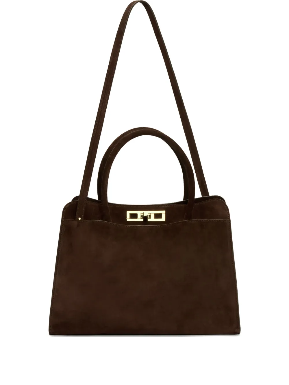 Fabiana Filippi Suède shopper Bruin