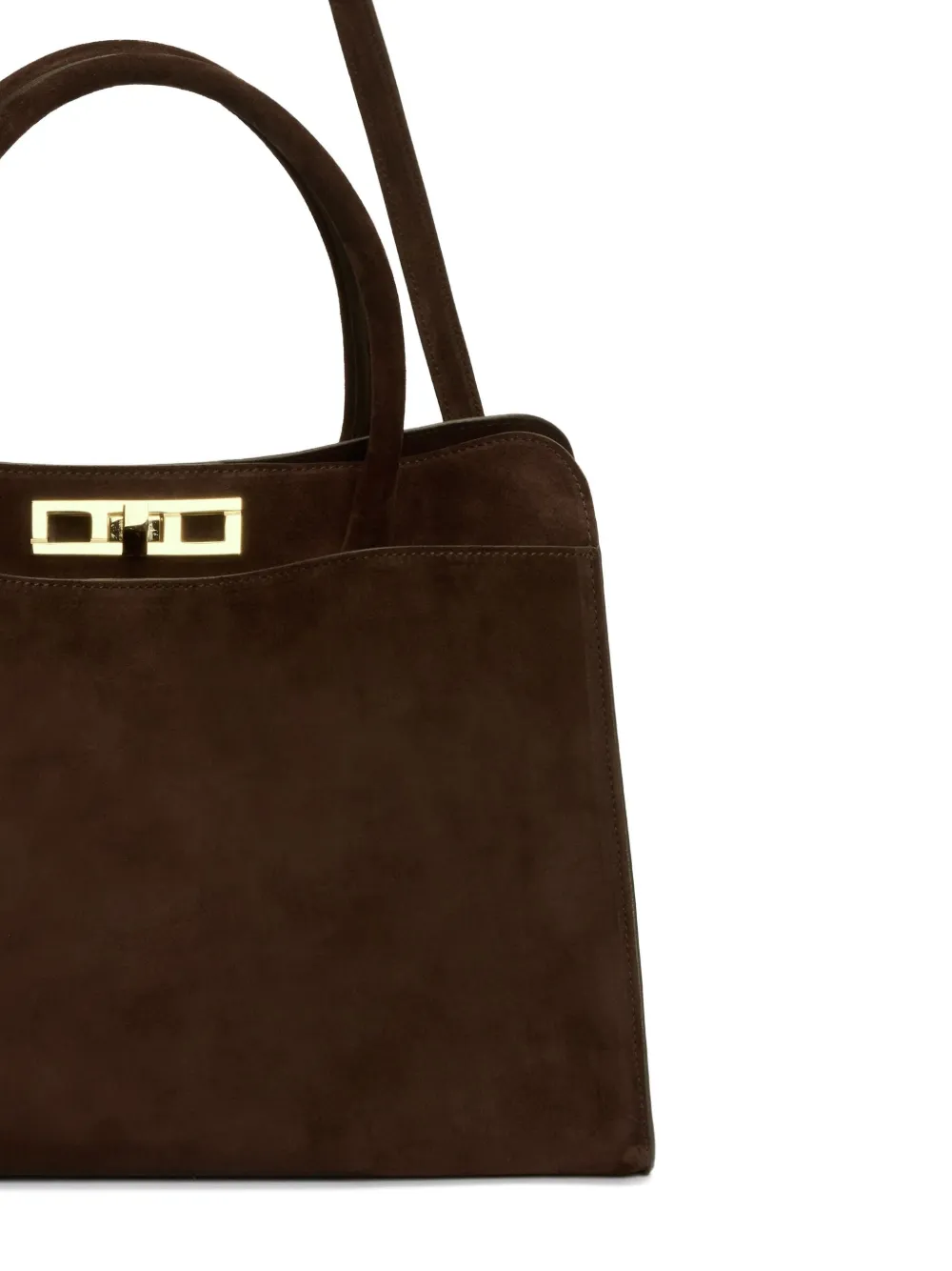Fabiana Filippi Suède shopper Bruin