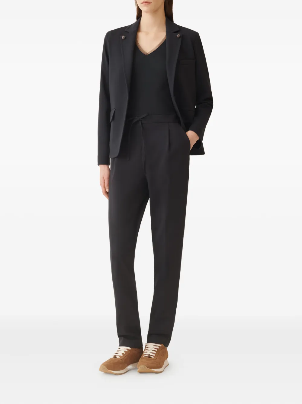 Fabiana Filippi Broek met trekkoord Blauw