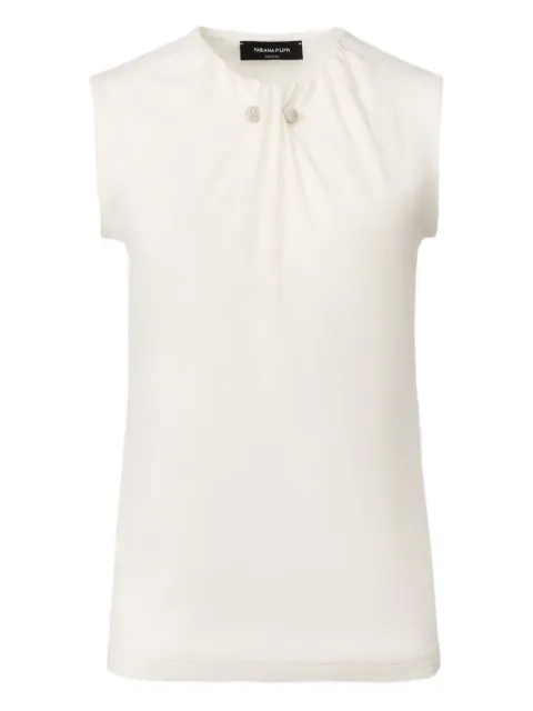Fabiana Filippi embellished sleeveless top